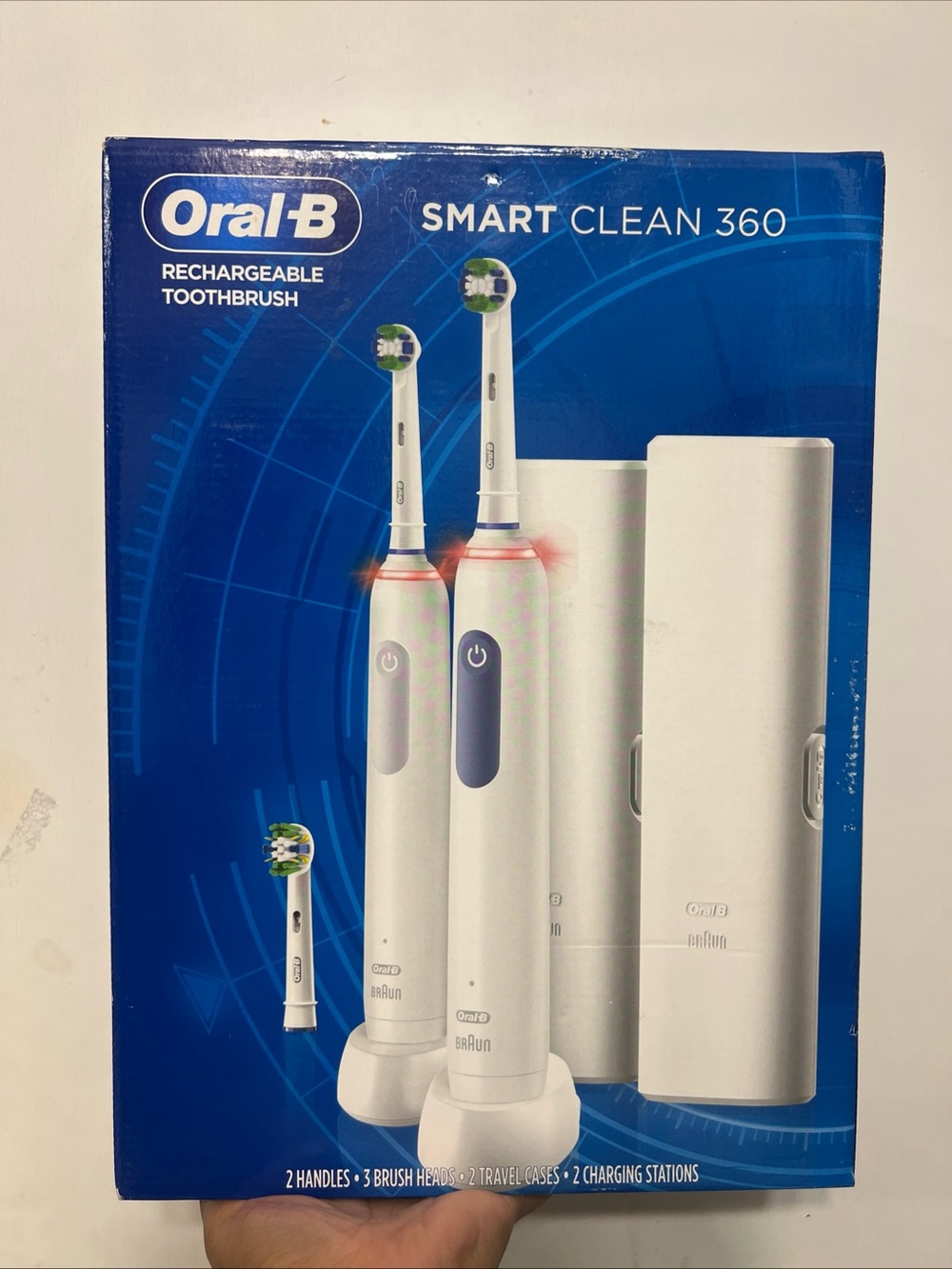 Oral‑B Smart Clean 360 Rechargeable Toothbrush – White